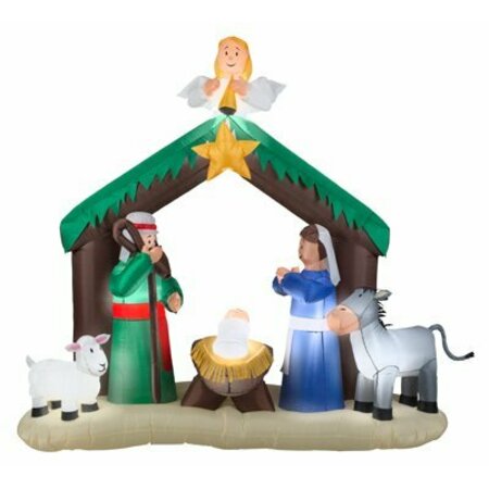 GEMMY INDUSTRIES Airblown Nativity Scene 883151